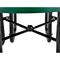 Global Industrial Round Picnic Table, Green, Perforated Metal, 46 in L, 29-1/2 in H Overall 262078GN - alternate 4